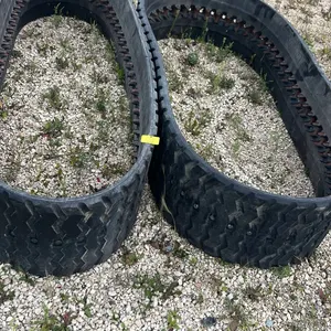2 Rubber tracks Csmoplast SD 450x86x60 zig zag tread
