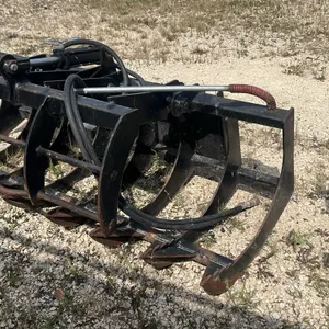 6’ skid steer rock grapple bucket