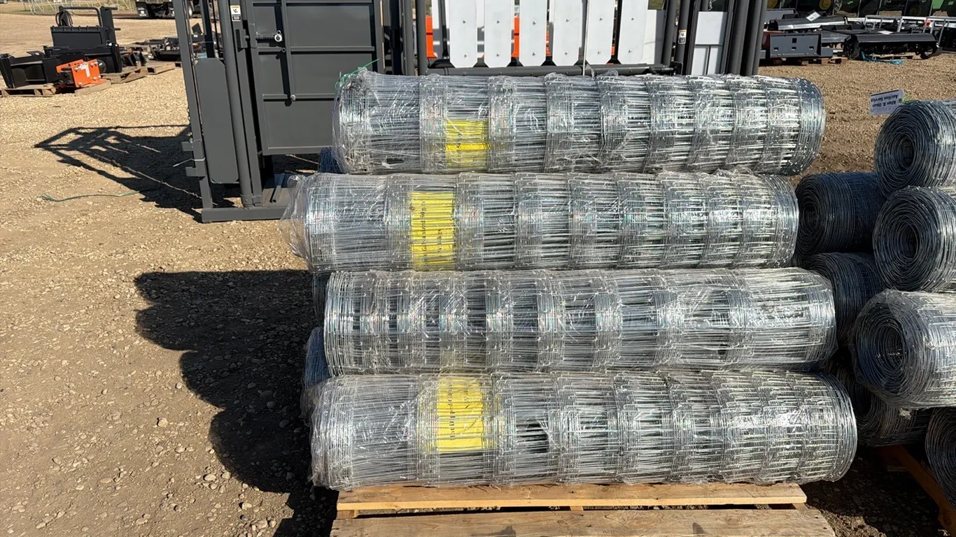 10 ROLLS NEW/UNUSED HOT DIPPED GALVANIZED 330' FARM FENCE - SOLD PER ROLL