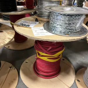 3 - NEW/UNUSED SPOOLS OF ASSORT CABLE & CHAIN