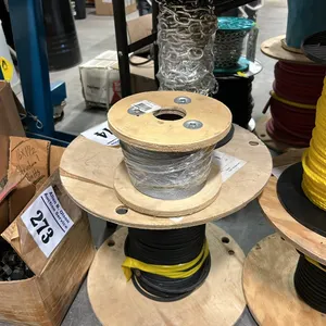 3 - PARTIAL SPOOLS OF NEW/UNUSED CABLE, CHAIN & WIRE