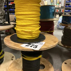 2 - PARTIAL SPOOLS OF NEW/UNUSED CABLE & ROPE