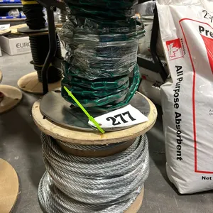 2 - PARTIAL SPOOLS OF NEW/UNUSED CHAIN & CABLE