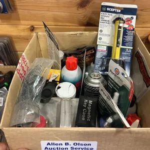 NEW/UNUSED TAPE MEASURES, WD40, SAFETY GLASSES, SHOP FLUIDS, JERRY CAN LIDS & MORE