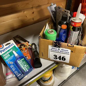 NEW/UNUSED BRAID MASON TWINE, TAPE MEASURE, COOLANT LEAK REPAIR, ANTI SIEZE & MORE