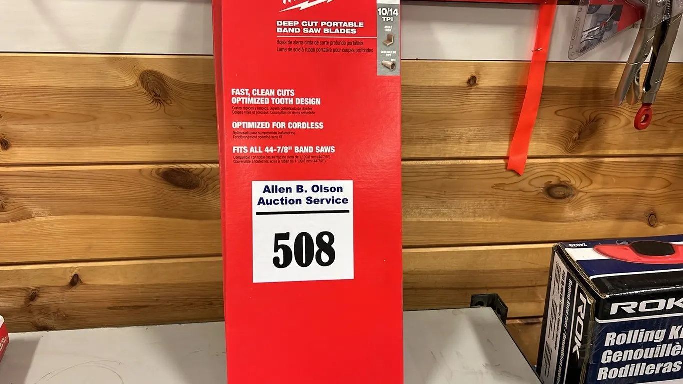 2 - NEW/UNUSED MILWAUKEE DEEP CUT PORTABLE BANDSAW BLADES
