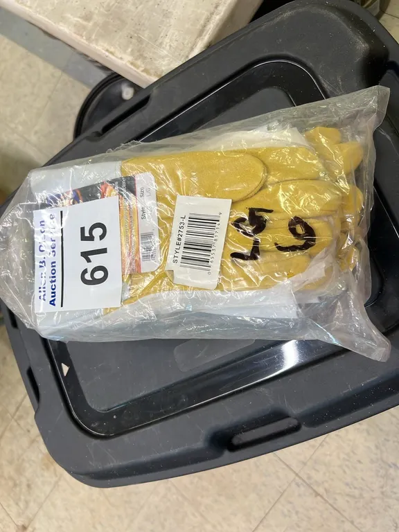6 - NEW/UNUSED LARGE LEATHER WELDING GLOVES