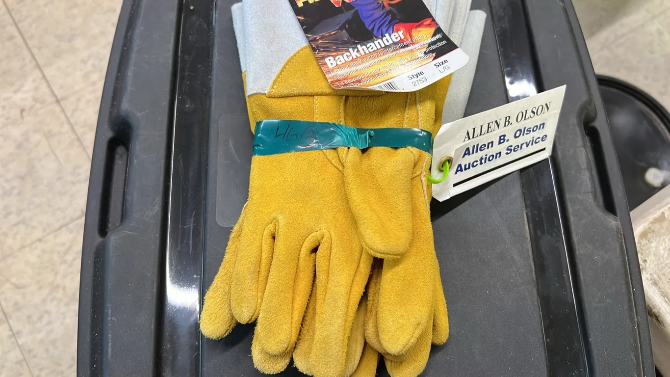 3 - NEW/UNUSED LARGE LEATHER WELDING GLOVES
