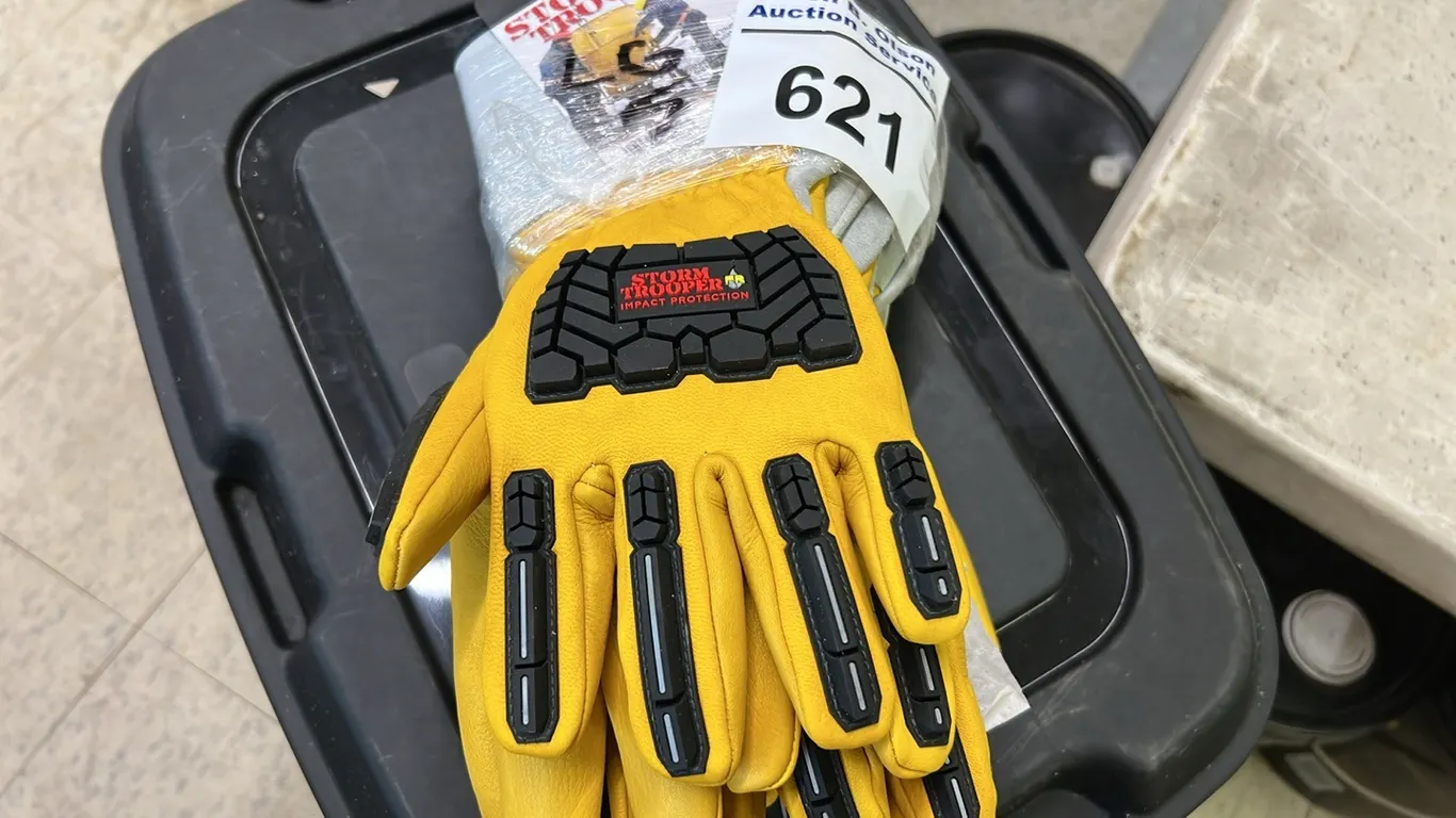 5 - NEW/UNUSED LARGE STORM TROOPER LEATHER GLOVES