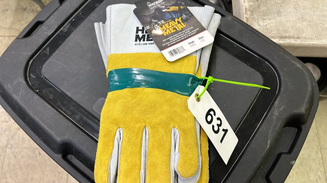 3 - NEW/UNUSED LARGE LEATHER WELDING GLOVES