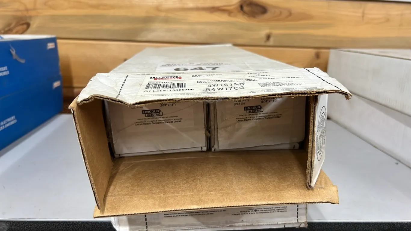 2 - NEW/UNUSED CARTONS OF 5/32"X18" LINCOLN JET WELD