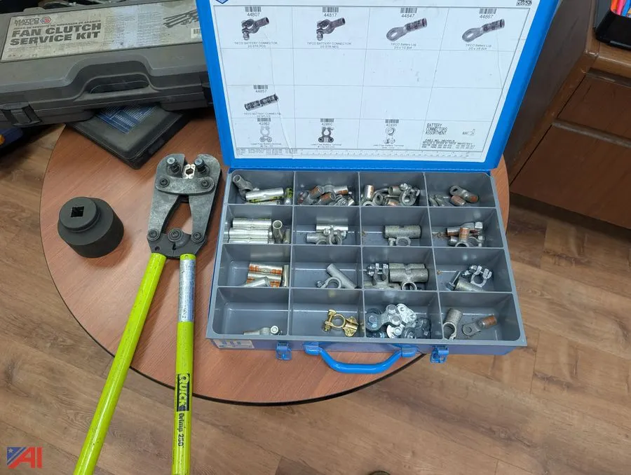 Heavy Duty Battery Terminal Crimper Kit, New