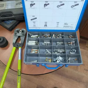 Heavy Duty Battery Terminal Crimper Kit, New