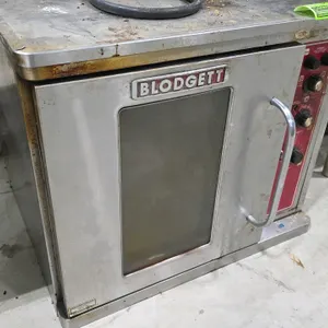 Blodgett CTB-1 countertop electric convection oven. Features stainless steel construction, single glass-paneled door, analog controls with timer and t