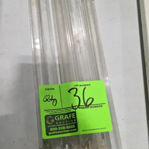Polycarbonate food pan divider cross bars. Clear plastic construction. 12.75"L.