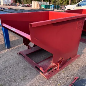 2.0 CY. Self Dumping Hopper With Fork Pockets