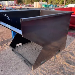 2.0 CY. Skid Steer Hopper With Fork Pockets