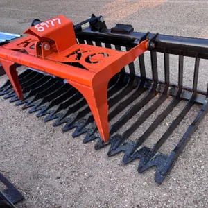 76 in. Single Cylinder Skeleton Grapple Bucket v3