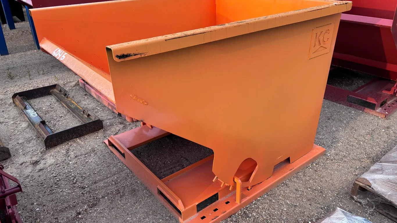 2.0 CY. Self Dumping Hopper With Fork Pockets
