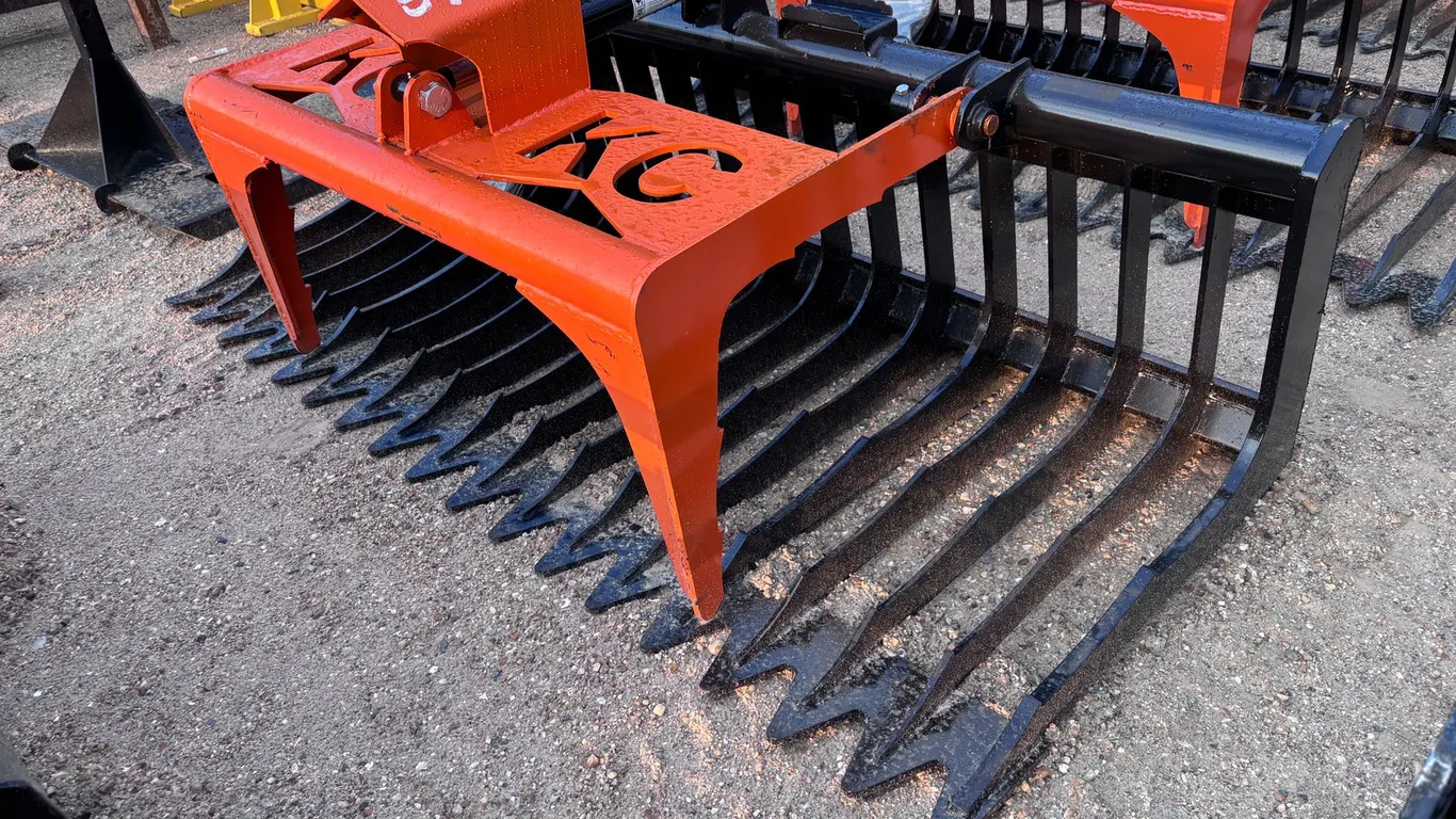 76 in. Single Cylinder Skeleton Grapple Bucket v3