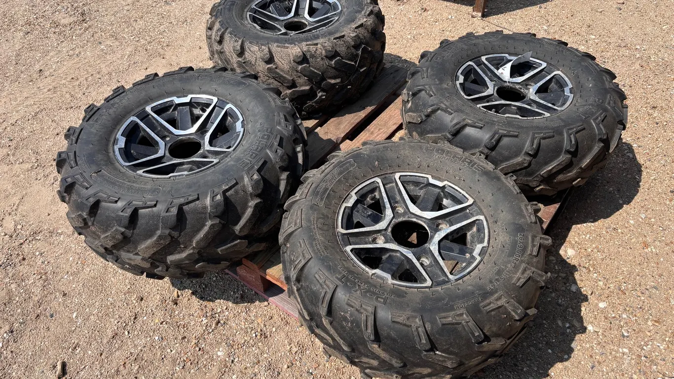 (4) TIRES AND RIMS