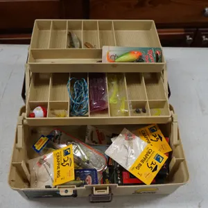 Plano Fishing Tackle Box & Contents