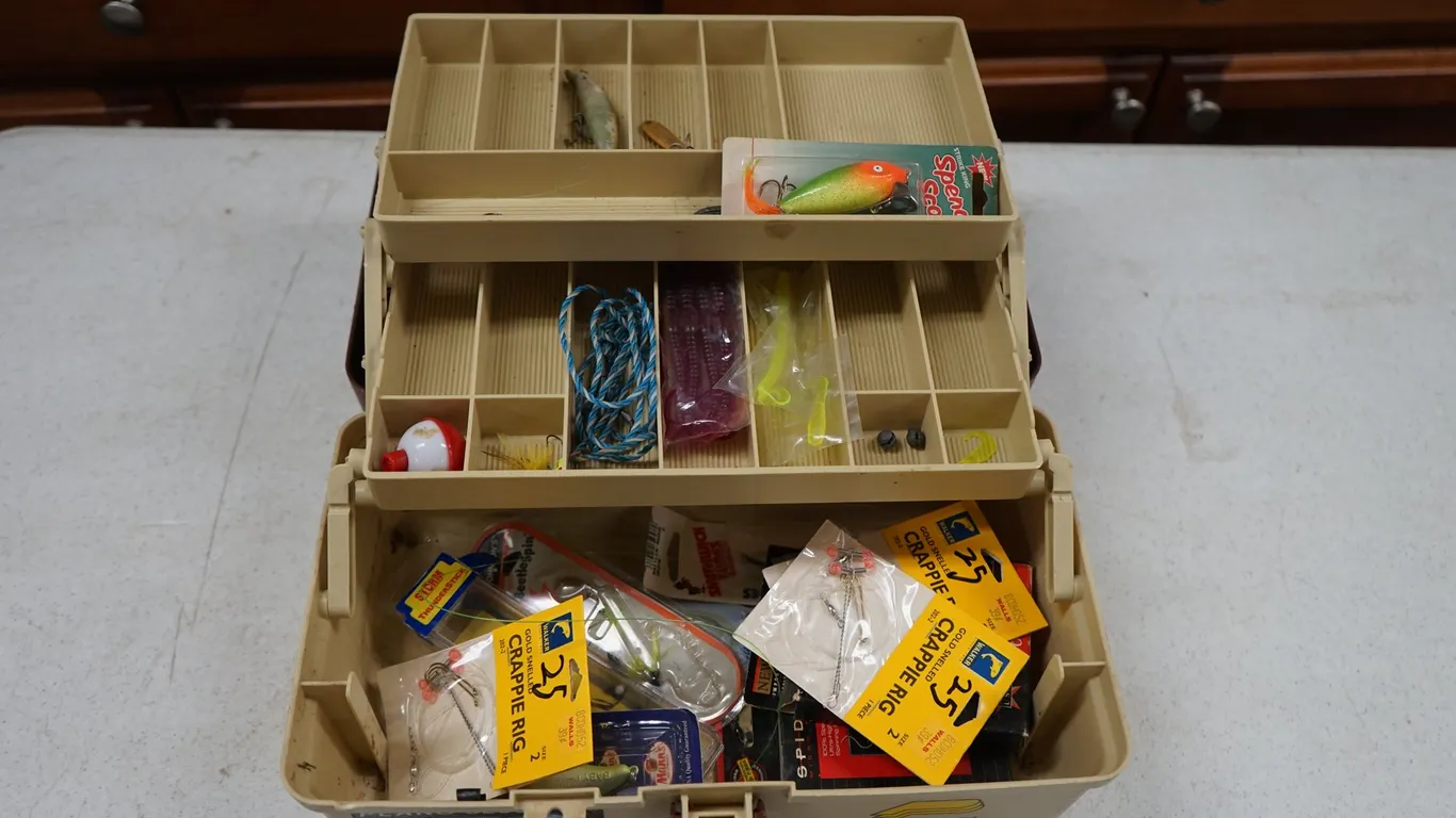 Plano Fishing Tackle Box & Contents