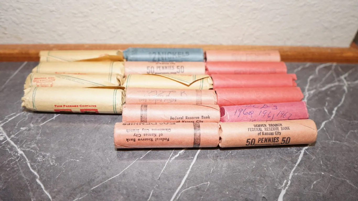 16 Rolls of Coins