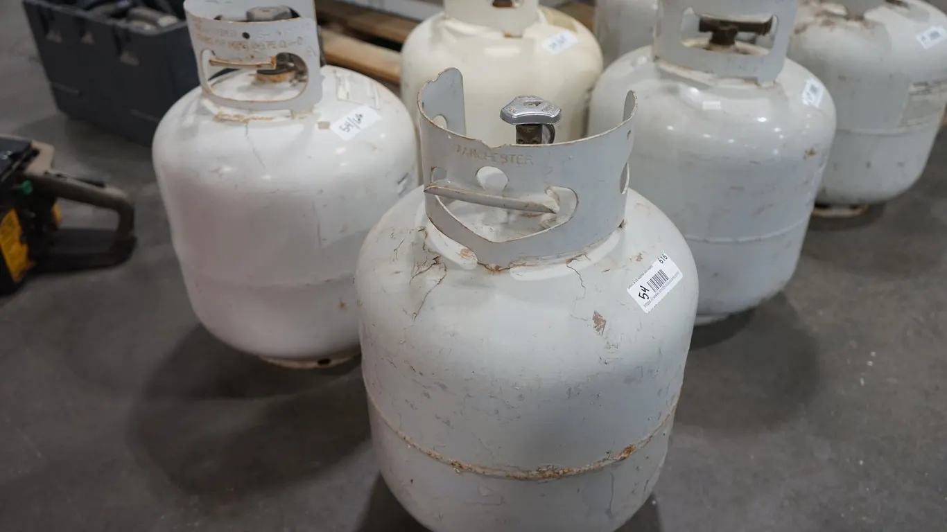 2 Small Propane Tanks