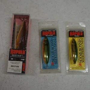 3 Rapala Crank Baits, new