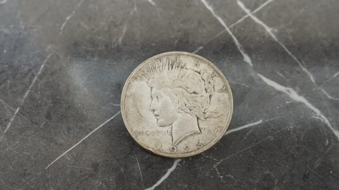 1923-D United States Peace Silver Dollar