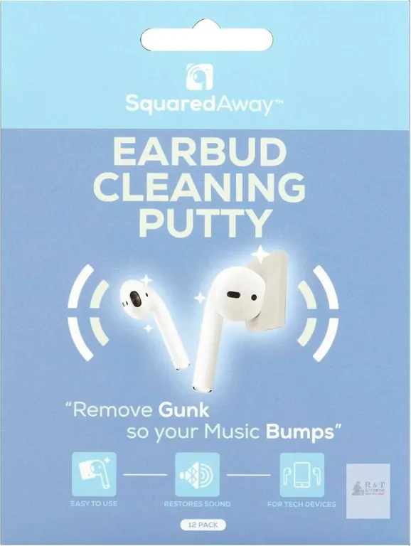 Retails $22 Earbud Cleaning Putty 12PCS, Easily Remove Dirt and Earwax from Headphones or Speakers, for Airpods/Earbuds/iPhone/MacBook/Android