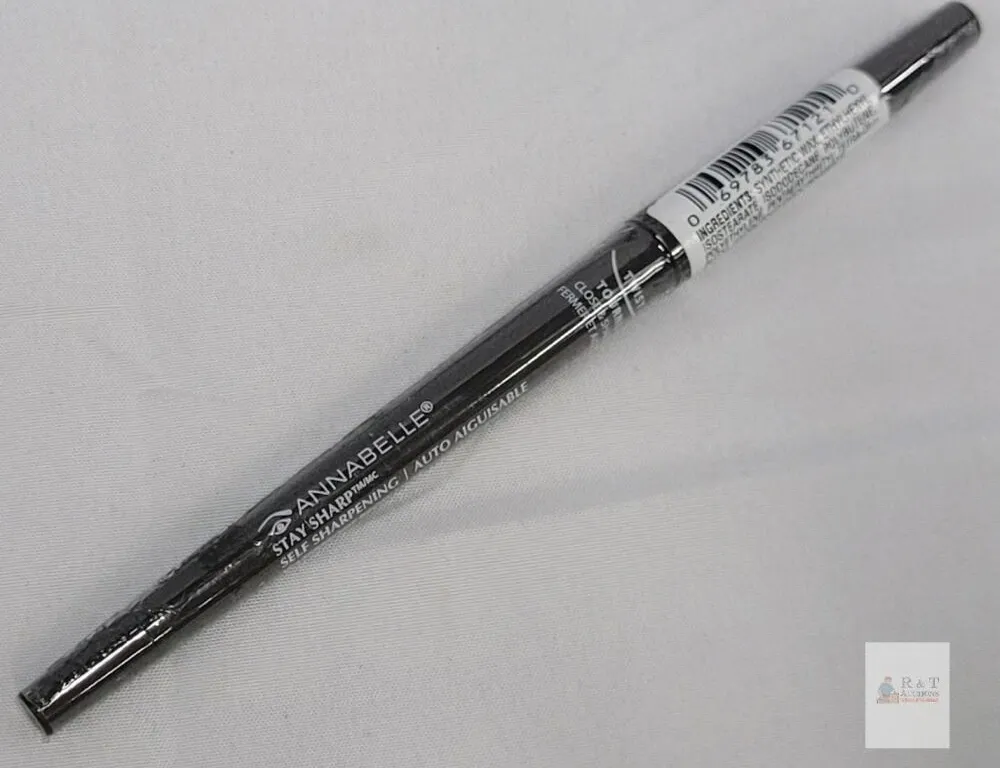 Annabelle Stay Sharp Waterproof Brow Liner, Self-Sharpening, 0.009 oz, UPC 068579637711, Sealed