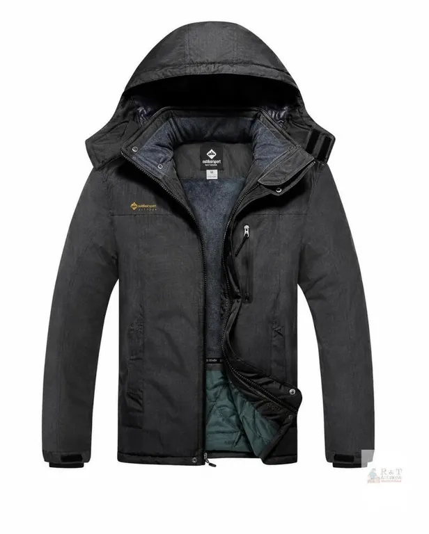 New GEMYSE Size Med Men's Mountain Waterproof Ski Snow Jacket Winter Windproof Rain Jacket