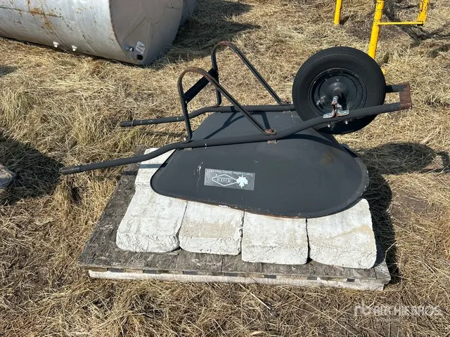 Erie Wheelbarrow w/ Concrete Blocks