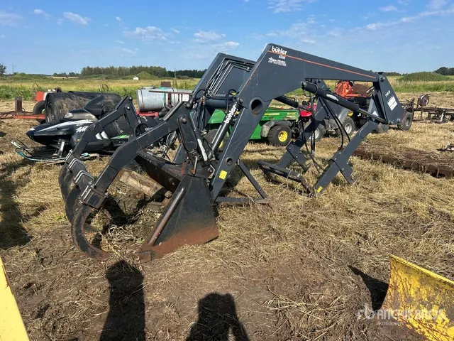7 ft Buhler Allied Front-End Loader Attachment with Grapple Front Loader Attachment