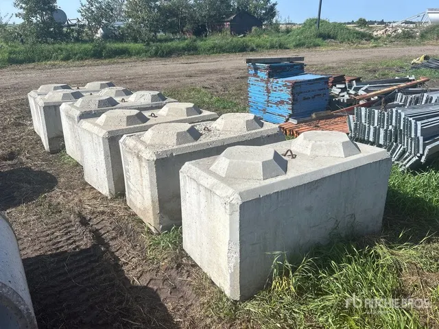 Quantity of (6) Heavy Duty Concrete Blocks