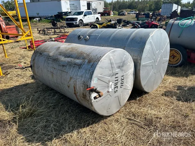 Quantity of (2) Westeel 500 gal Portable Steel Fuel Tank