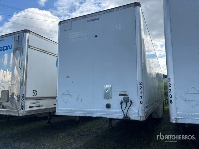2015 Manac 53 ft T/A Van Trailer