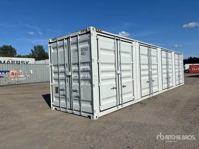 2026 40 ft High Cube Multi-Door Storage Container