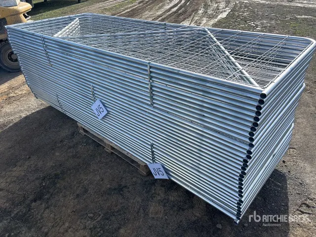 Quantity of (30) 2026 BYT GMSGTE317 3 m x 1.17 m Galvanised Mesh Livestock Gate (Unused)
