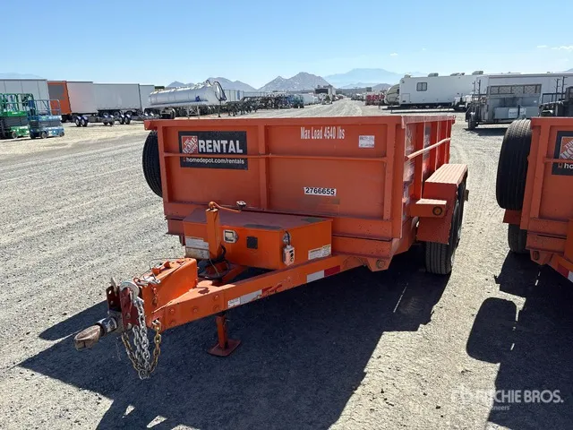 2019 Snake River 10 ft T/A Dump Utility Trailer