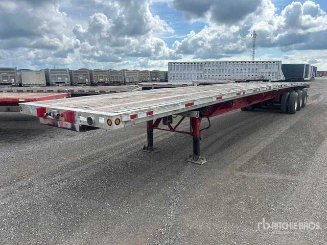 2007 Manac 53 ft Tri/A Flatbed Trailer