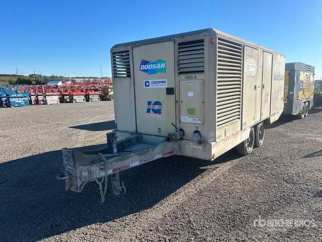 2012 Doosan HP1600WCU-T3 1600 cfm Mobile Air Compressor