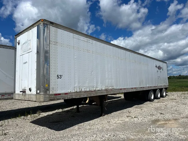 2000 Trailmobile 53 ft x 102 in Tri/A Van Trailer