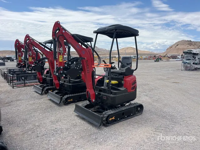 2026 SDEE22-RED Mini Excavator (Unused)
