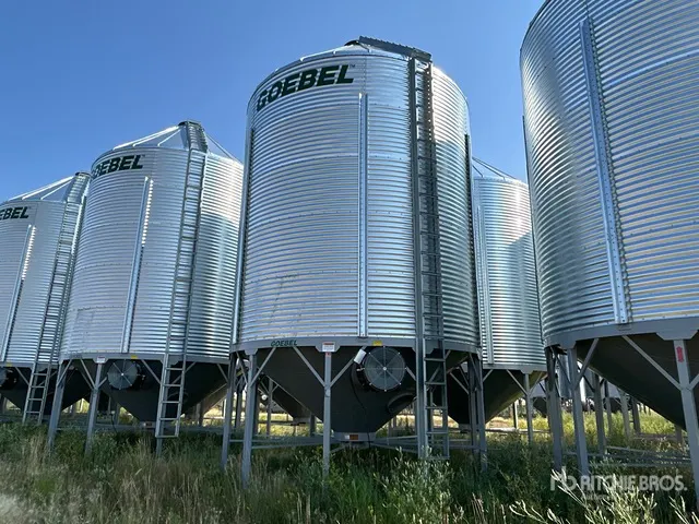 Goebel 8RP18-37-24 +/- 4900 bu 5 Ring Hopper Grain Bin