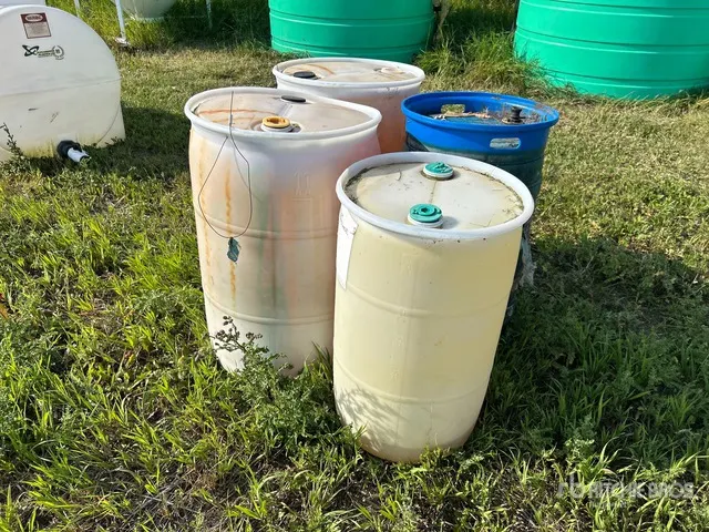 Quantity of (4) Chemical Barrels