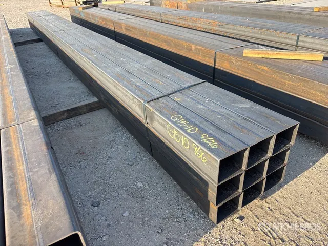Quantity of (9) 5 in x 4 in x 19 ft 11 GA Rectangle Tubing (Unused)