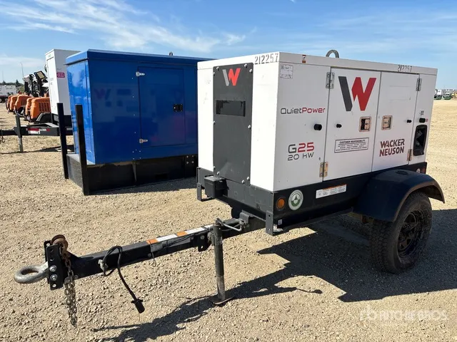 2021 Wacker Neuson G-25 20 kW Mobile Generator Set